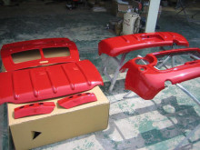 パオ PK10(アルト)エアロのペイントが完成しました。