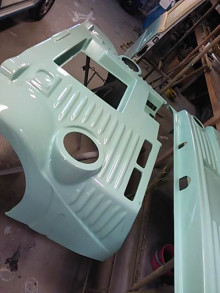 愛知県　Ｋ様　フレンチバス（エブリイ）エアロパーツ　ペイント完了です！