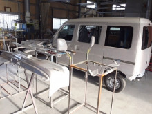 ㈱ルート様　フレンチバス（ハイゼット）ペイント完了です！