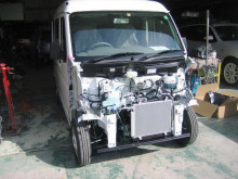 四日市市　Ｍ・Ｋ様　エブリイ（アーリー）バラシ作業に入りました！　