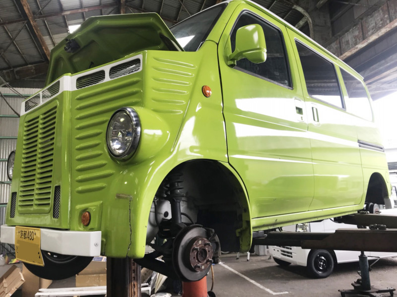 滋賀県　Ｈ様　フレンチバスの車検整備が完了しました！