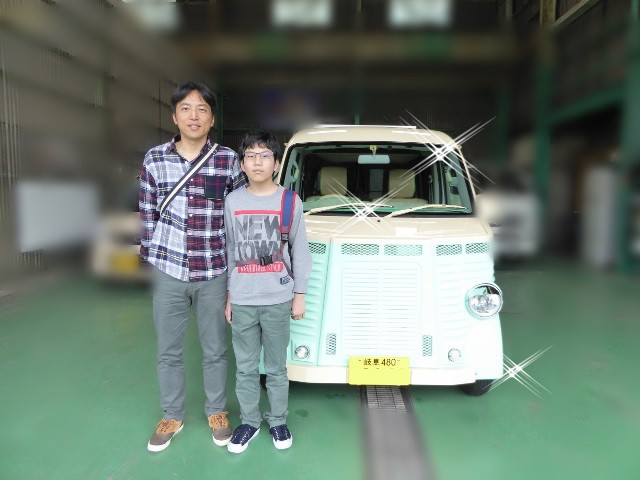 岐阜県各務原市　K・C様　フレンチバスのご来店納車有難うございました！