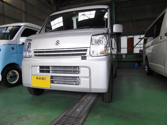 長崎県諫早市 　Ｍ・Ｆ様、新車エブリイ入庫＆希望ナンバー登録完了です！