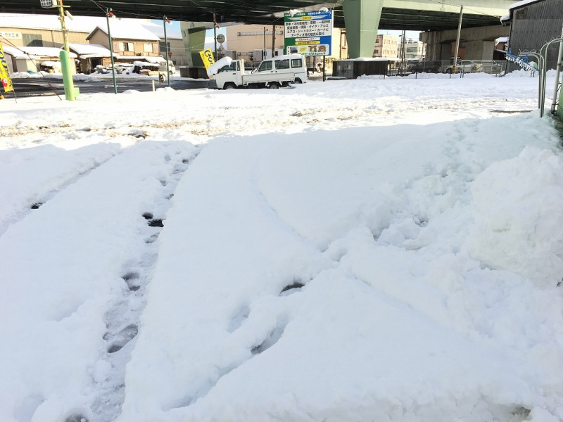大雪の処理で一日が終わりました！