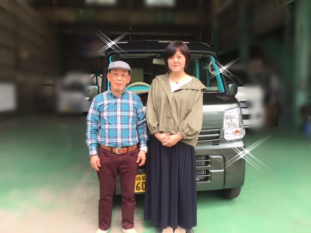 岐阜県海津市　Ｍ・Ｋ様　ご来店納車有難うございました！