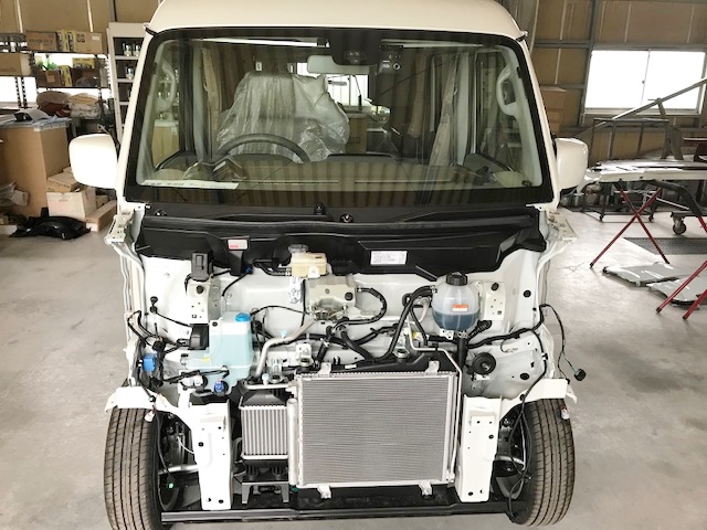 広島県福山市 S・M様 Comfy-Ⅲが完成してバラシ作業に入りました!