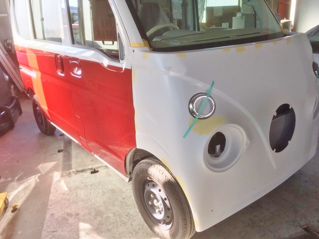 大阪府大阪市　Ｏ・Ｋ様　アーリーのボディー側のペイントが完了しました！