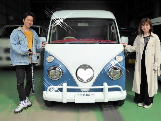 京都府　Ｈ・Ｍ様　アーリーのご来店納車有難うございました！