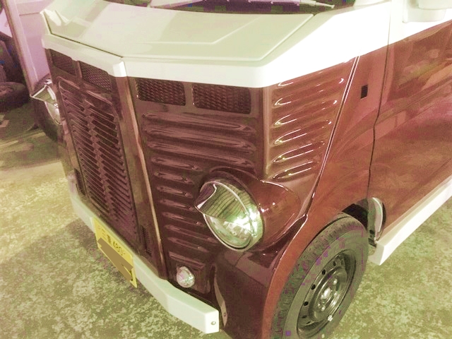 在庫車　フレンチバスが間もなく完成です！