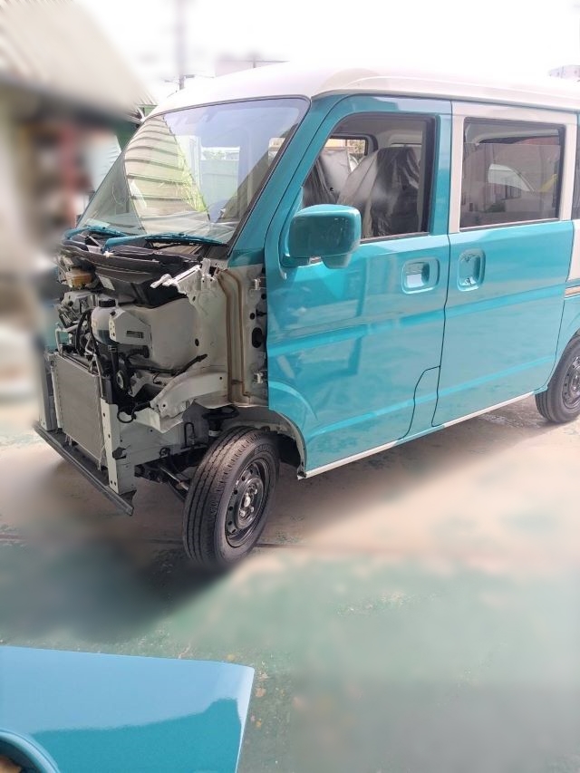 在庫車　タイプ　シェビーのボディーペイント完了です！