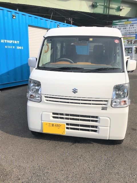 松阪市　焼肉たこやん様　シェビー製作のエブリイご入庫有難うございました！