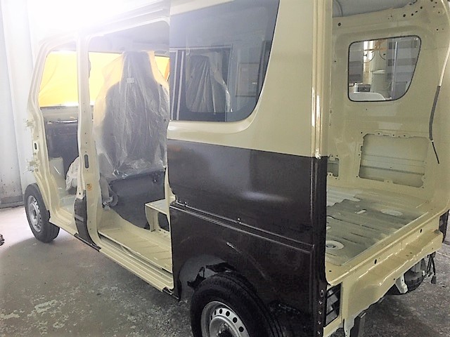 京都府舞鶴市　Ｔ・Ａ様　ボディー側のペイント完了です！