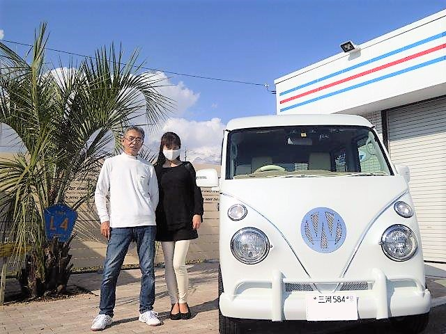 愛知県碧南市　Ｎ・Ｓ様　アーリーのご来店納車有難うございました！