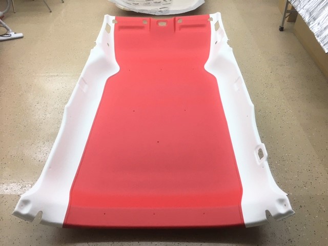 在庫車　タイプ　アーリー制作（レッドⅡ）のルーフカバーが完成！