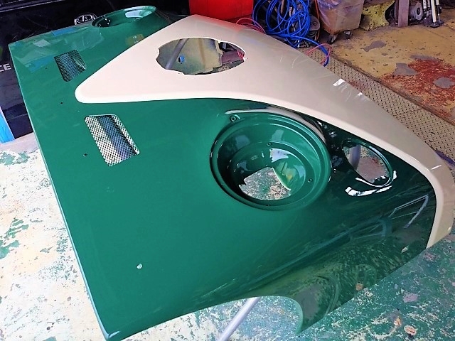 鈴鹿市長沢町　伊勢抹茶様　エアロパーツのペイントが完了しました！