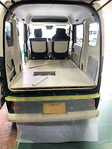 鈴鹿市長沢町　伊勢抹茶様　移動販売車の制作に入りました！