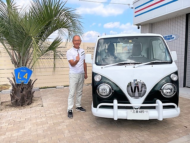 松阪市　はしもと農園(株)様　アーリートラックのご来店納車有難うございました！