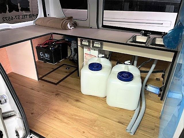 鳥取県米子市　鬼将軍様　移動販売車のの電装関係が間もなく完了します！