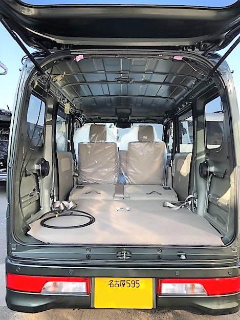 愛知県知多郡　Ｙ・Ｎ様　Comfy-Ⅲ制作のエブリイの天井断熱処理準備中です！