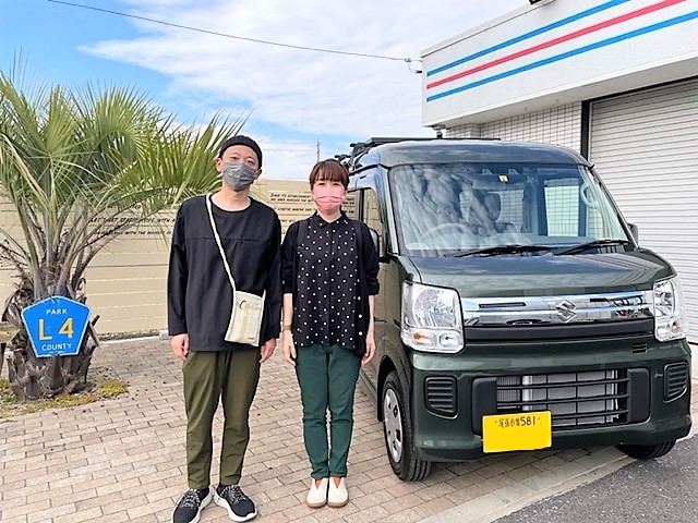 愛知県北名古屋市　Ｉ・Ｉ様　エブリイワゴンのご来店納車有難うございました！