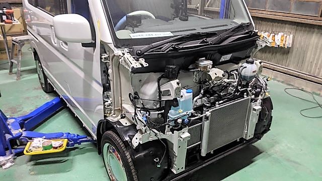 四日市市　Ｓ様　フレンチ製作エブリイのバラシ作業に入りました！