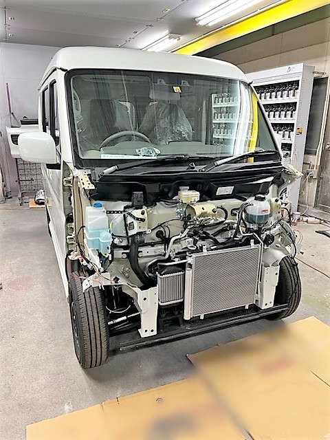桑名市　Ｎ・Ｍ様　アーリー移動販売車製作のエブリイのバラシ作業が完了しました！