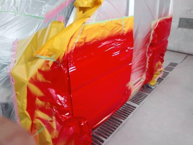 松阪市 M・C様 フレンチバスのボディーペイントが完了しました!