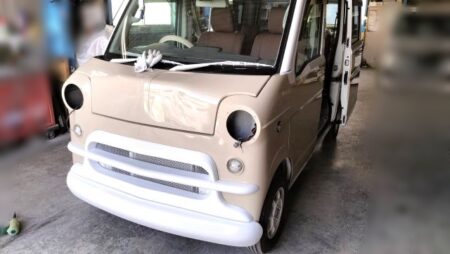 いなべ市　小林モータース様　シェビーのペイントが完了しました！