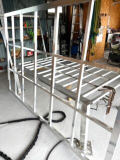 (株)ｔｒｉｄｅ様　タウンエーストラックの移動販売車製作の制作状況です！