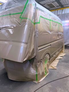 愛知県日進市　Ｏ・Ｋ様　アーリーのボディー側のペイントが完了しました！