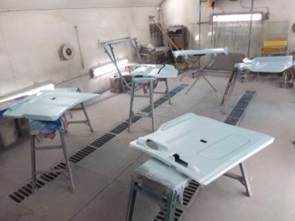 愛知県名古屋市　Ｈ・Ｋ様　アーリー＆Comfy-Ⅱの内装パーツのペイントが完了しました！