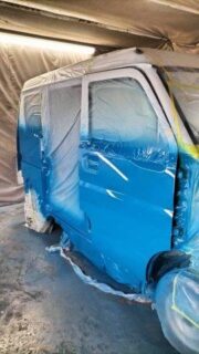 青森県弘前市　Ｋ・Ｍ様　FLATムルティ660のボディ本体側のペイントに入りました！