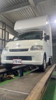 桑名市　Ｋ・Ｙ様　タウンエーストラック移動販売車の車検整備に入りました！