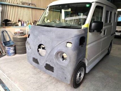 桑名市　Ｋ・Ｋ様　タイプ　アーリーのエアロパーツの仮合わせ中です！