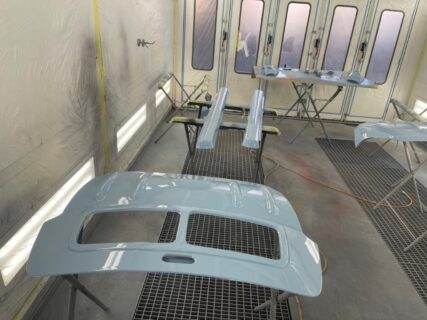 愛知県弥富市　Ｉ・Ａ様　タイプＰＫ１０（パオ）のエアロパーツのペイントに入りました！