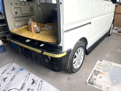 静岡県御前崎市　Ｋ・Ｔ様　アーリーのエアロパーツの加工に入りました！