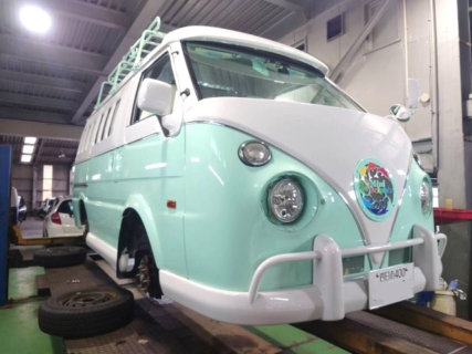 愛知県愛西市　Ｉ・Ｈ様　アーリー（ボンゴ）車検整備に入りました！
