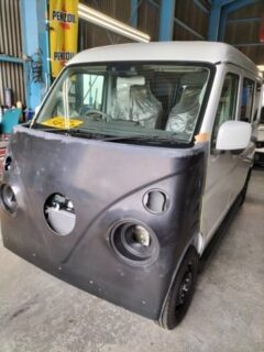 徳島県阿南市 N・K様 アーリーの仮合わせ&灯火類の配線加工に入りました!