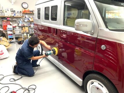 静岡県伊東市 T・W様 アーリーの全て組付けが完了してガラスコーティングに入りました!