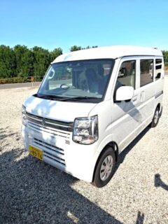 在庫車のエブリイ ジョインターボにNewキャンピングカーComfyエアコンバージョン制作開始です!